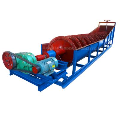 China Home use 50-100 tons per hour silica sand washing machine spiral sand seal machine price used in malaysia indonesia sand washing factory for sale