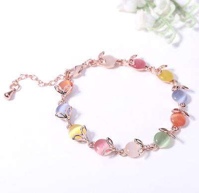 China Hot Selling Cymophanite Women's Cymophanite Bracelet Beaded Bracelet Hot Sale Luxury Stone Cat's Stone Natural Stone Free Sample for sale