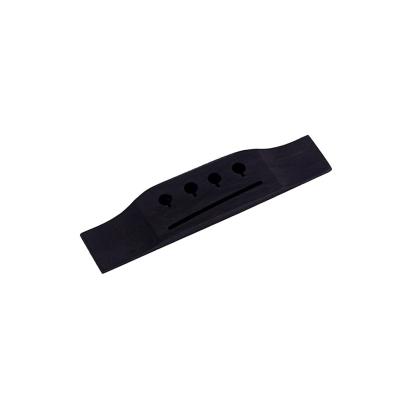 China Replacement 4 String Bass Guitar Bridge Ebony Acoustic Guitar Bridge Black for sale