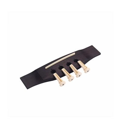 China Rectangular 4 String Acoustic Guitar Bridge Set Electric Guitar Components for sale