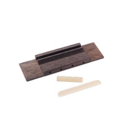 China Classical Acoustic Guitar Bridge Saddle Shims Rosewood Bridge Blank Plate for sale