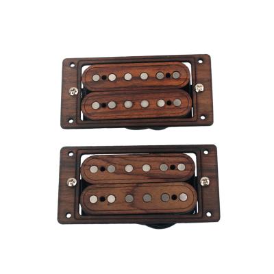 China Professional Double Coil High Output Guitar Pickups Rosewood Material for sale