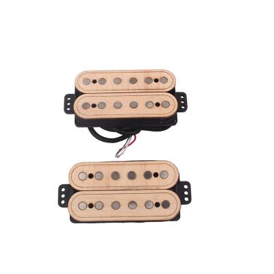 China Durable Maple Wood Electric Guitar Humbucker Pickups Set N8~9K/B14~15K Output for sale