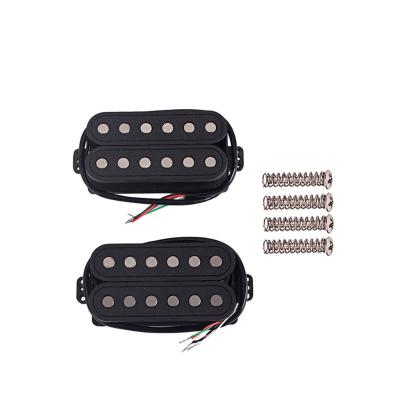 China Alnico 5 Kohlenstofffaser Dual Coil Gitarren Pickups für Elektro-Gitarre Vier Leiter Draht zu verkaufen