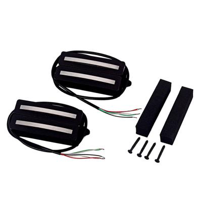 Китай Vintage Alnico V Humbucker Pickup Dual Rail Double Coil Pickup Set N17K/B18K Выходная электрогитара продается