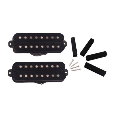 China Alnico 5 Humbucker Pickups Double Coil Pickup Set 8 Saiten Elektro-Gitarre Vulkanizierte Faserhülle zu verkaufen