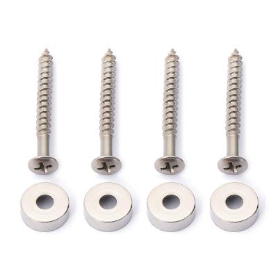 China 14 MM Bass Neck Screws Set Of 4 Pieces For Durable Bass Guitar Upgrades for sale