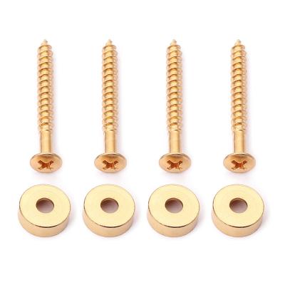 China Gold Guitar Neck Joint Bushings And Bolts For Electric Guitar Pack Of 4 for sale