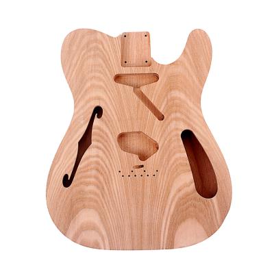 Chine Corps de guitare en acajou naturel adapté à la guitare électrique TL Fender à vendre