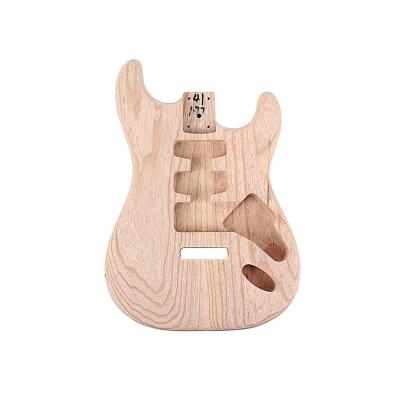 China Cuerpo de guitarra de madera natural Strat ST Cuerpo de guitarra eléctrica Stratocaster Forma en venta