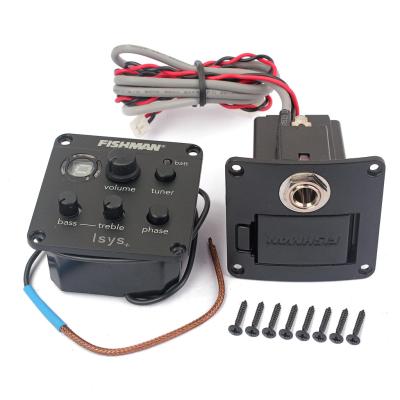 China Piezas de guitarra acústica Preamplificador de guitarra digital Piezo ISYS+ EQ Preamplificador de sistema de amplificador de sonido ajustable en venta