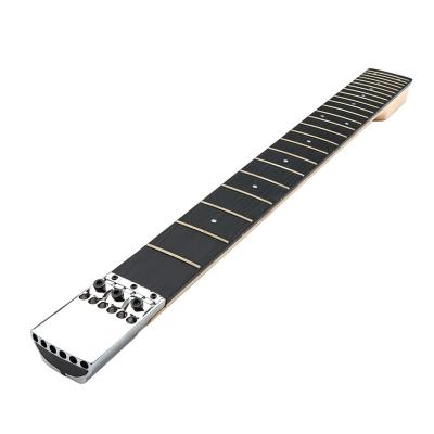 China Easy To Install 24 Fret Guitar Neck Headless Bass Neck 22.16 Inches Length for sale