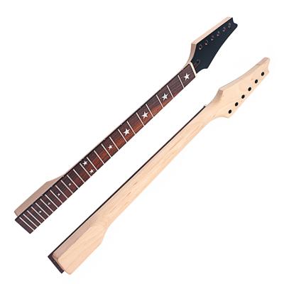 China Headstock Adjustment 24 Fret Electric Guitar Neck For IBZ Parts Replacement for sale