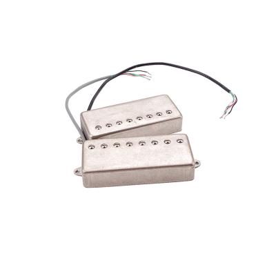 China Metal Cover 8 String Guitar Pickups Humbucker  7.5 KΩ With 5 Pvc Conductor for sale