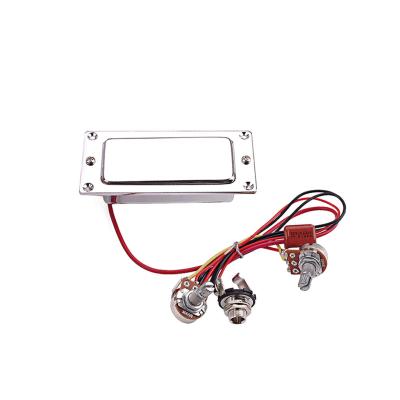 China Dual Coil Closed Guitar Humbucker Pickup Pre-Wired With Volume And Tone Control 6.35 Output Jack for sale