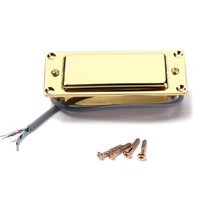 China Zinc Alloy Mini Humbucker Pickups Kit Double Coil 7.5k Resistance for sale