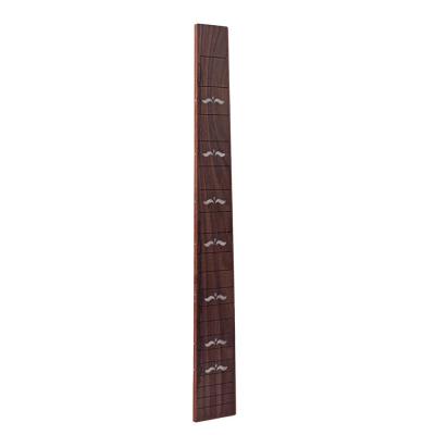 China 6.6mm Thickness 20 Fret Acoustic Guitar Fretboard With Birds Fretboard Markers for sale