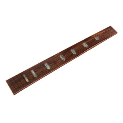 China Alnicov Rosewood Bass Guitar Fretboard Sapele incrustada com Hexagon Shell Marker à venda