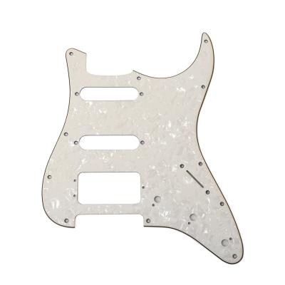 China 3Ply SSH Electric Guitar Pickguard Scratch Plate And Back Plate Set voor Amerikaanse ST-stijl elektrische gitaar Te koop