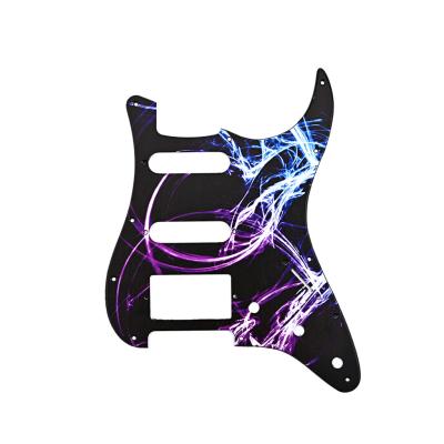 China Multicolor Electric Guitar Pickguard 3 Ply 11 Holes Scratch Plate For Standard FD ST Guitar Accessories for sale