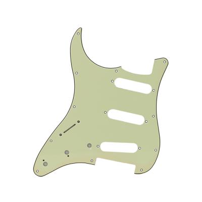 Κίνα Πράσινο 3Ply Ηλεκτρική κιθάρα Pick Guards για Stratocaster στυλ κιθάρα εξαρτήματα προς πώληση