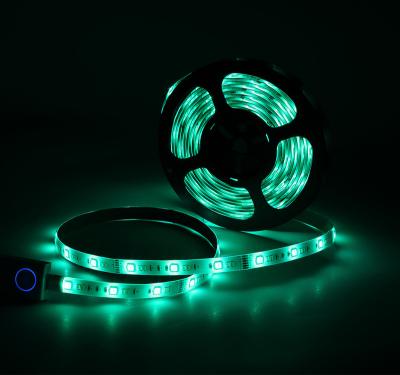 China Decorative RGB+CCT Smart WiFi LED Strip Lighting Kit, 90 LEDs / Mtr LED Strip for sale