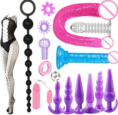 China Anal Plug Set Slanty Anal Plug Set Pleasure Plug Toy For Women Men Butt Plugs Kit Set Anales Beads Stick Beginner Training Sex Toys for sale