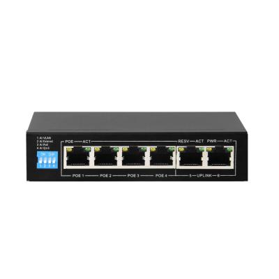 China Hot Point 6 POE Poe Switches AI106 4 Port Left Left 10/100Mbps RJ45 Unmanaged Switch à venda