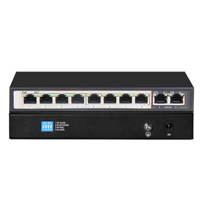 China LACP 100M OEM 8 POE Switch Non - Port Controlled Poe Injector For IP Phone for sale