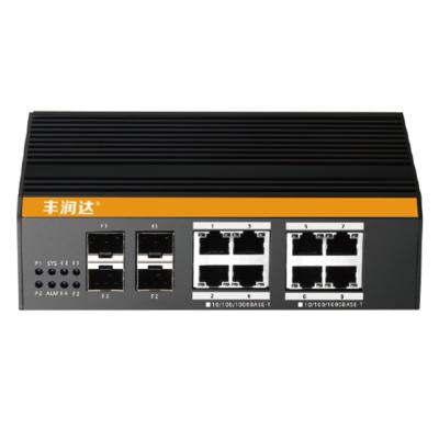 China POE Layer 2 Managed Industrial PoE Switch 8 Ports Gigabit Switch Te koop