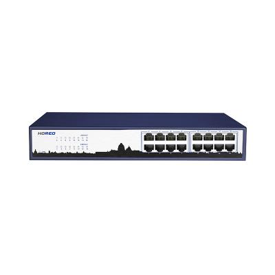 China Hored NS6016G Stackable 16 Port No Management Gigabit Ethernet Switch for sale