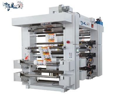 China Grocery Plastic Sheet 120M/min PE/PET/PVC/BOPP Flexo/Flexographic Printing Machine for sale