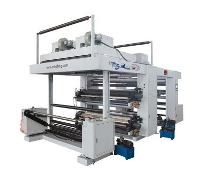 China Factory 4 Color High Speed ​​Plastic Sheet Flexo Printing Machine With Good Registration for sale