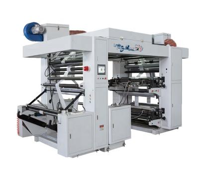 China Factory High Speed ​​Stack Type 4 Colors Non Woven Fabric Flexo Printing Machine for sale