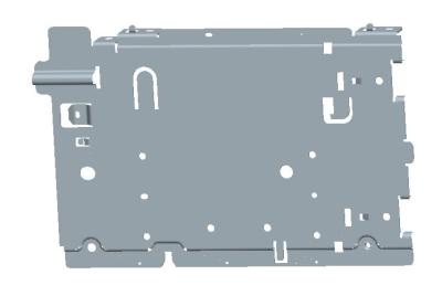 China Metaal het Stempelen Delen 200x200x60mm Gegalvaniseerde Staalplaat Te koop