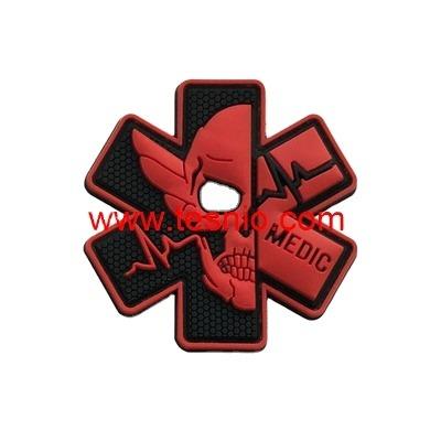 China 3D 3D Patch PVC Military Badges Patches Tactical Stickers For Clothes With Hook for sale