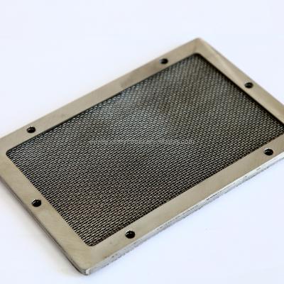 China Customized EMC Stainless Steel Nickel Plating Stainless Steel Honeycomb Shielding Waveguide Panel Air Filter for sale