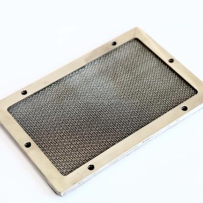 China Carbon Steel Reliable Quality Chromate Aluminum EMI/EMC White Honeycomb Shielding Waveguide Duct With Gasket for sale