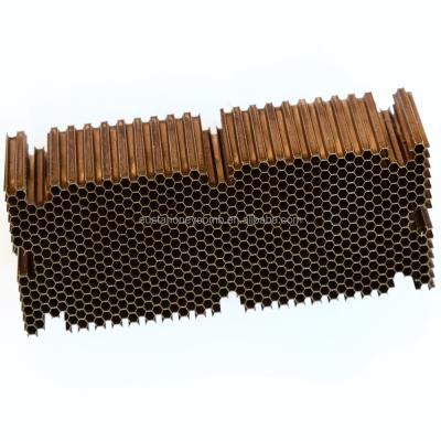 China Customized High Cost Effective Carbon Steel Commercial 3.2mm Cell Size Metal Honeycomb Core In Segment for sale