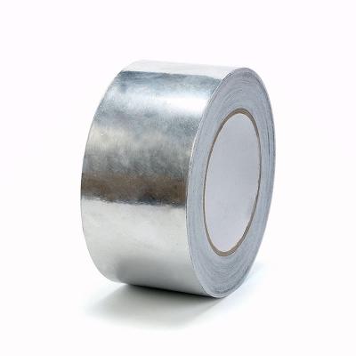 China Factory Price 0.03mm Thickness Heat Resistant Single Sided Silver Aluminum Foil Tape Conductive Adhesive With Coating for sale