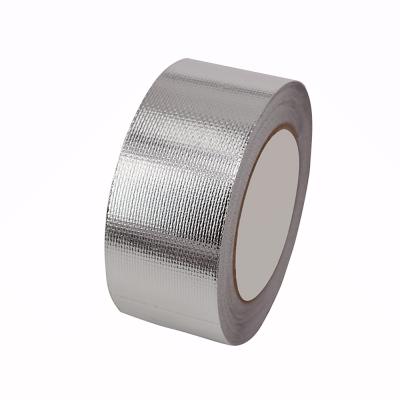 China Chinese Manufacturer Strong Adhesion Aluminum Foil Tape Flame Retardant Fiberglass-Reinforced Heat Resistant for sale