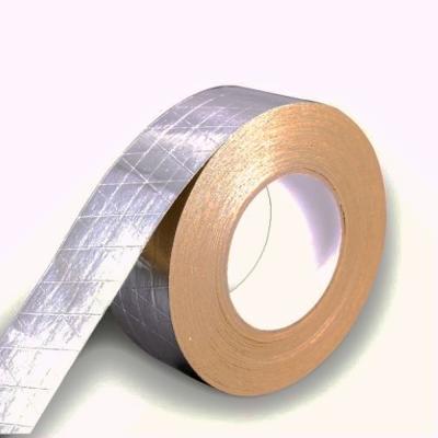 China Chinese Manufacturer Strong Adhesion Flame Retardant Aluminum Reinforced Tape Heat Resistant With Coating for sale