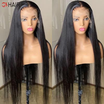 China HD 360 straight transparent lace frontal wig,straight lace frontal hair wigs for black women,hd lace frontal wig hair for sale