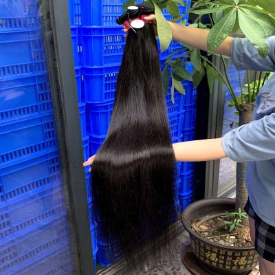 China 100% Cheap Wave Silky Straight Pulled Cuticle Double Lined Virgin Hair , Brazilian Virgin Double Drawn Mink Silky Straight Curly Hair for sale