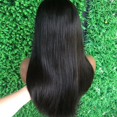 China Wholesale Lace Front Hair Wig, Cheapest Raw Virgin Indian Hair, Staight Hair Cuticle Aligned Human Full Lace Wig for sale