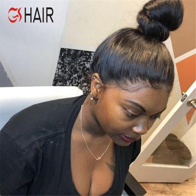 China Straight Brazilian Frontal 100%,Brazilian Hair Full Lace Wig,Virgin Hair Delivery 360 Lace Frontal Glueless Wig Overnight Wig for sale