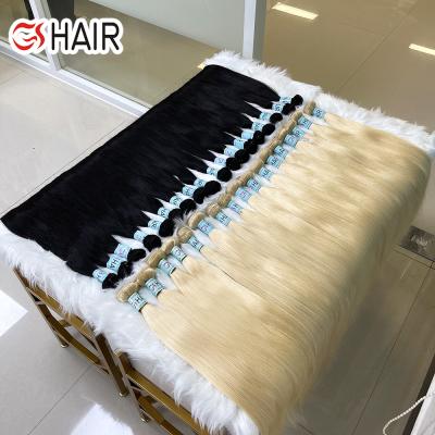 China European Silky Straight Wave Hair Weave Platinum Blonde, Brazilian Hair 316 Blonde, 613 Virgin Hair Top Quality Seller for sale