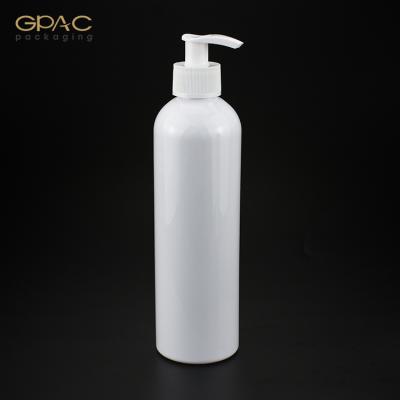 China 400ml Plastic Bottle PET Personal Care Pump Lotion Bottle Shampoo Pump Bottle for sale