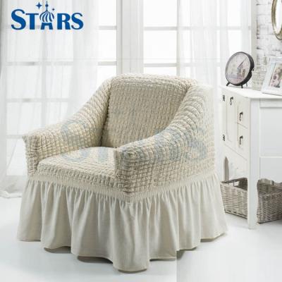 China GS-SC-12 2021 Hot Selling Plain Sofa Covers 100% Elastic Stretch Polyester Sofa Slipcovers for sale