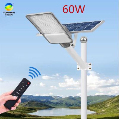 China ROAD 60W Modern Smart Solar Powered Street Light Netting 6V Led Outdoor Solar Street Light for sale